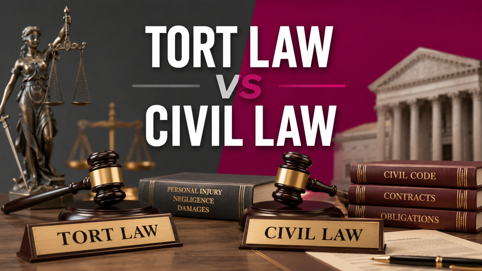 Tort Law vs Civil Law