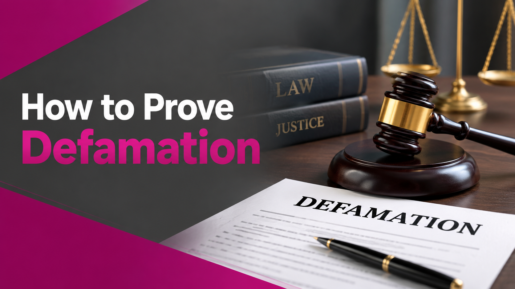 How to Prove Defamation