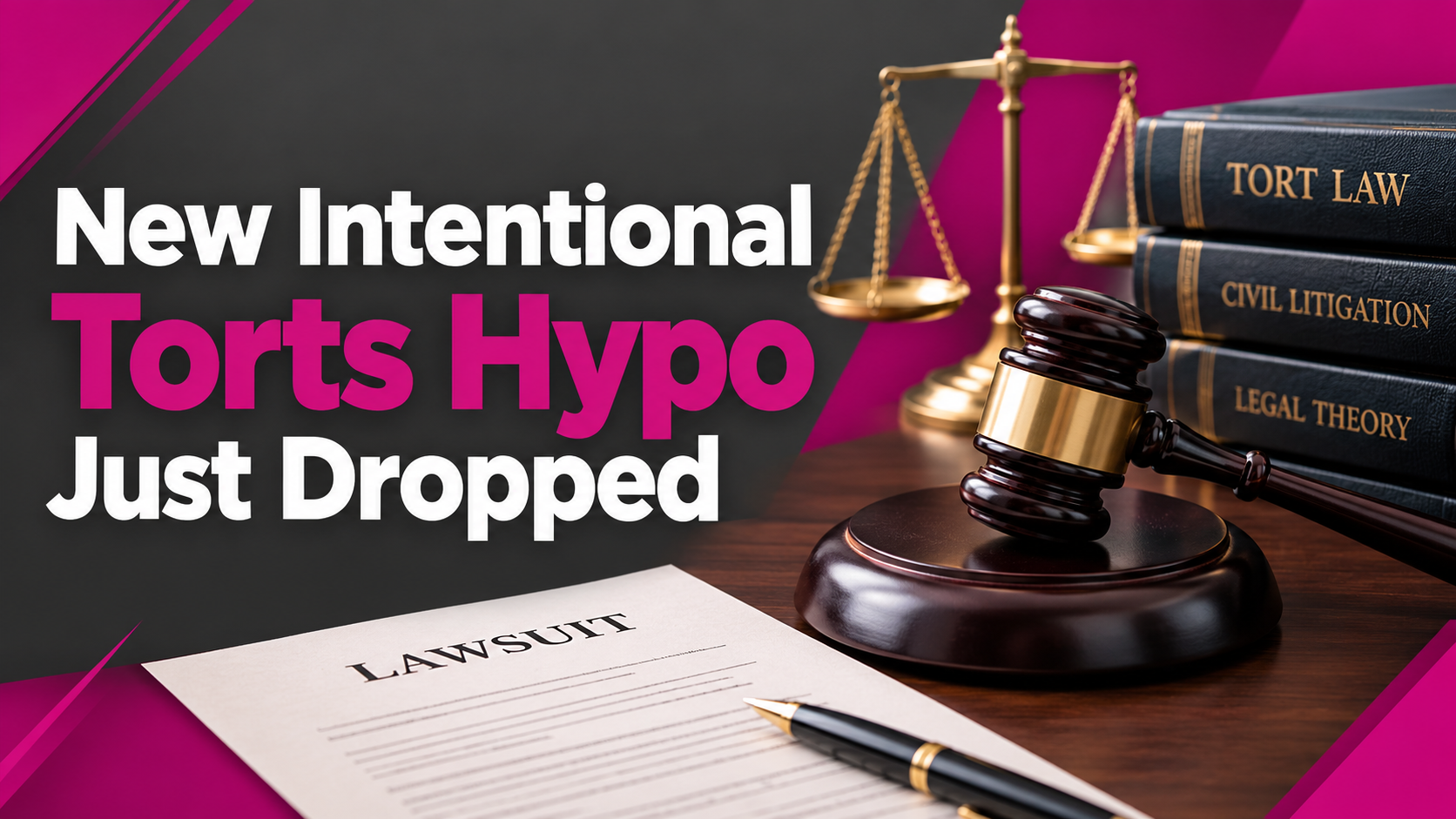 New Intentional Torts Hypo Just Dropped