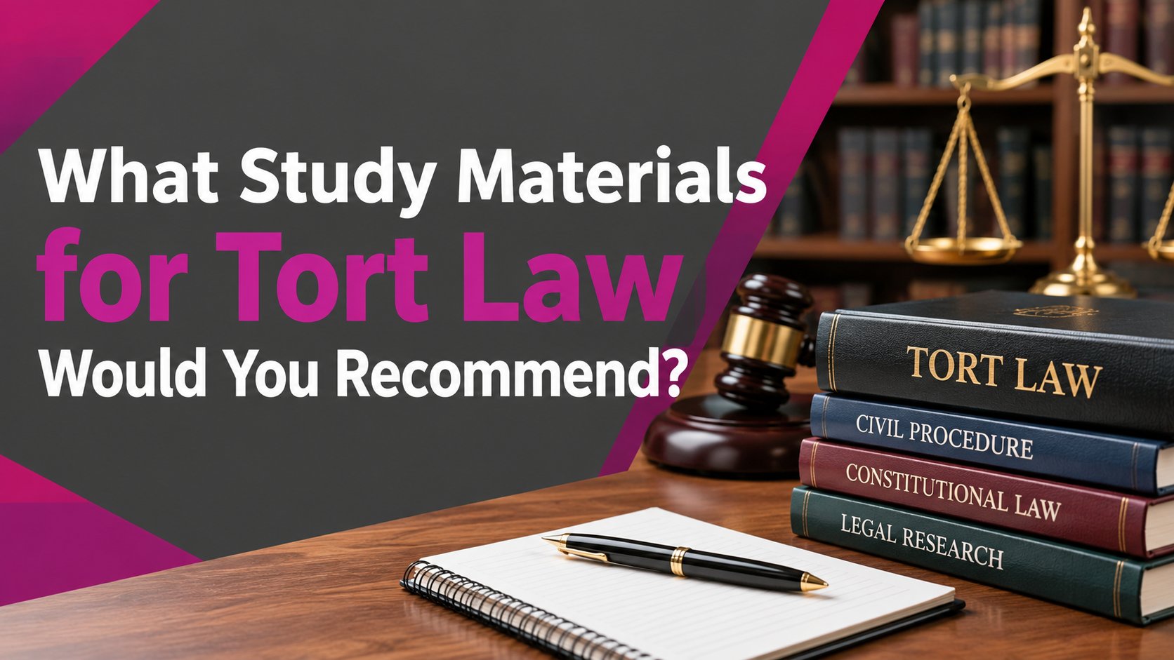 What Study Materials for Tort Law Would You Recommend